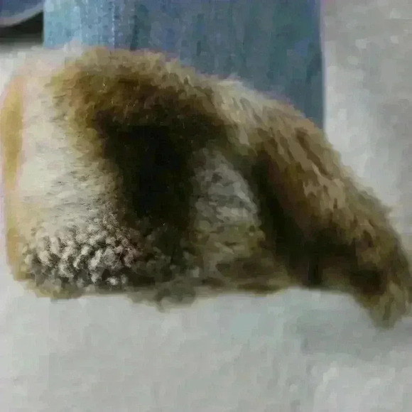 VINTAGE 90s Liz Claiborne Jean Faux Fur Cuff Collar Chore Trucker Coat Women XL - Picture 3 of 16